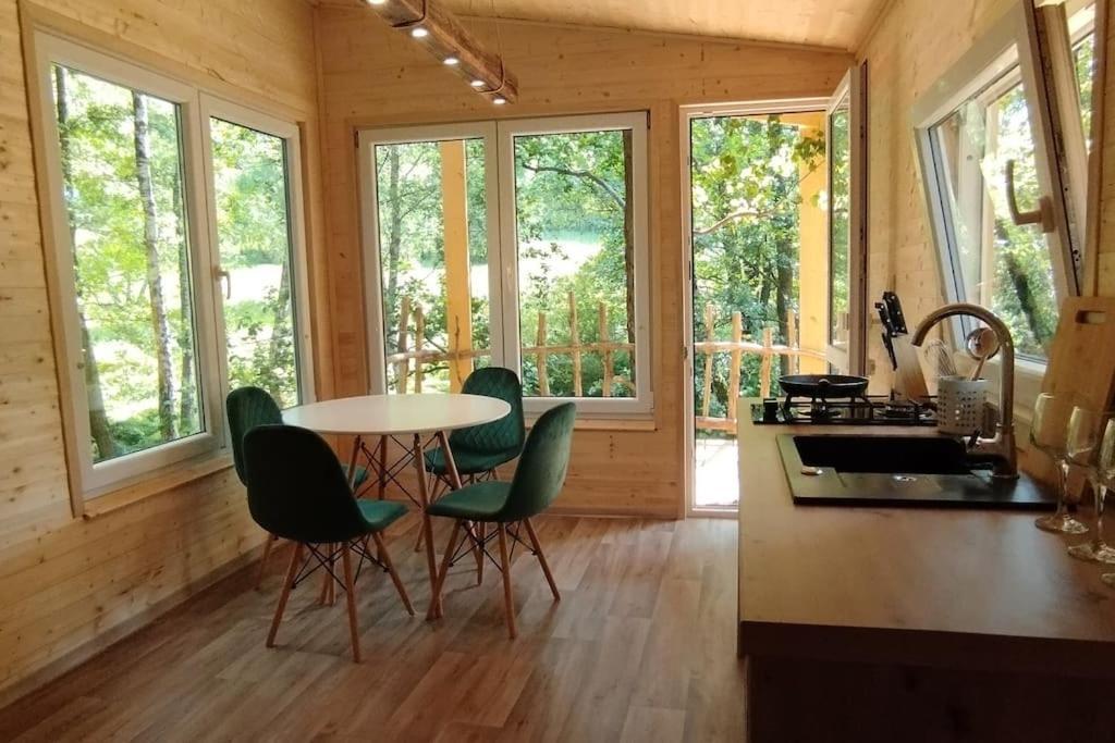 Ferienwohnung Treehouse Lea Mikulášovice Exterior foto