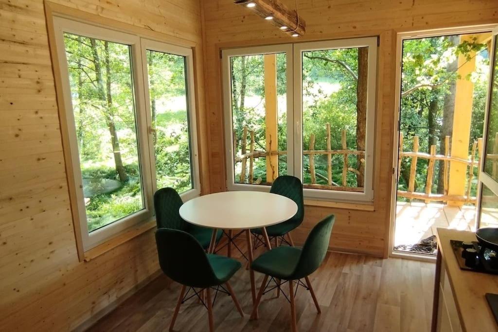 Ferienwohnung Treehouse Lea Mikulášovice Exterior foto