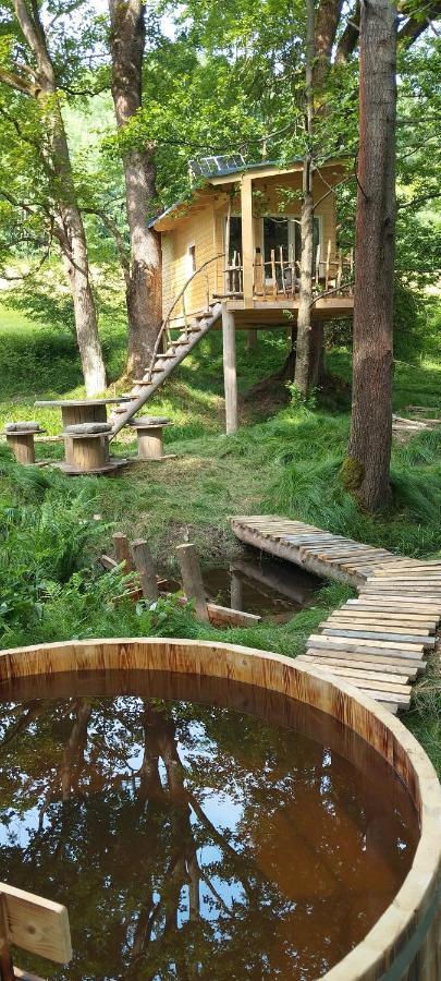 Ferienwohnung Treehouse Lea Mikulášovice Exterior foto